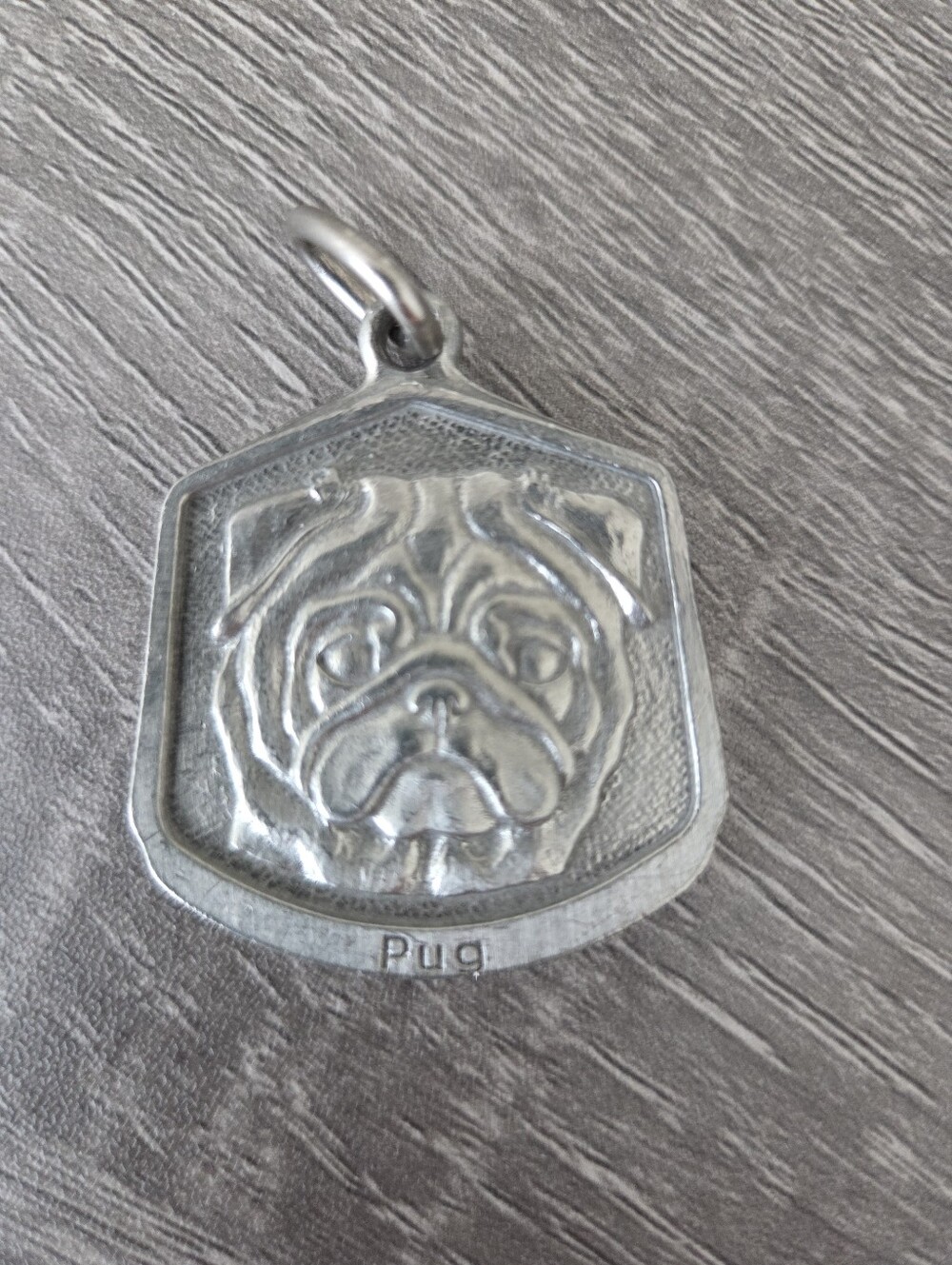 Pewter Pug Keychain Fine Pewter Lindsay Claire